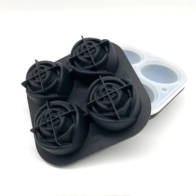 Rose Shaped Silicone Ice Cube Tray