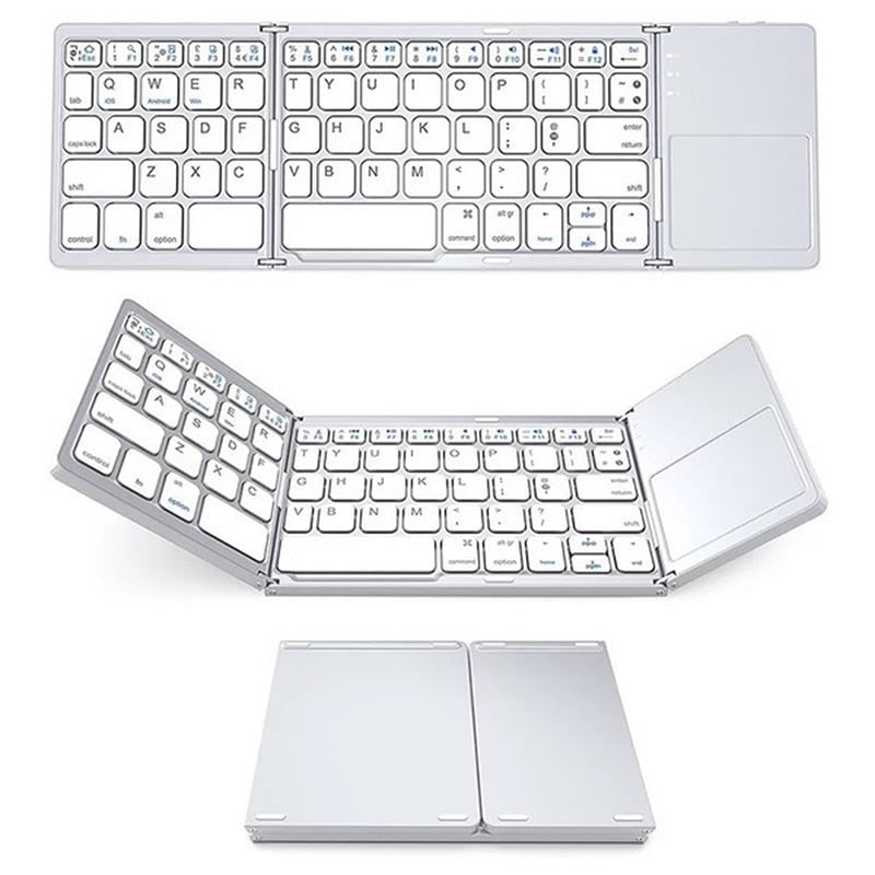 Foldable Bluetooth Keyboard With Touchpad