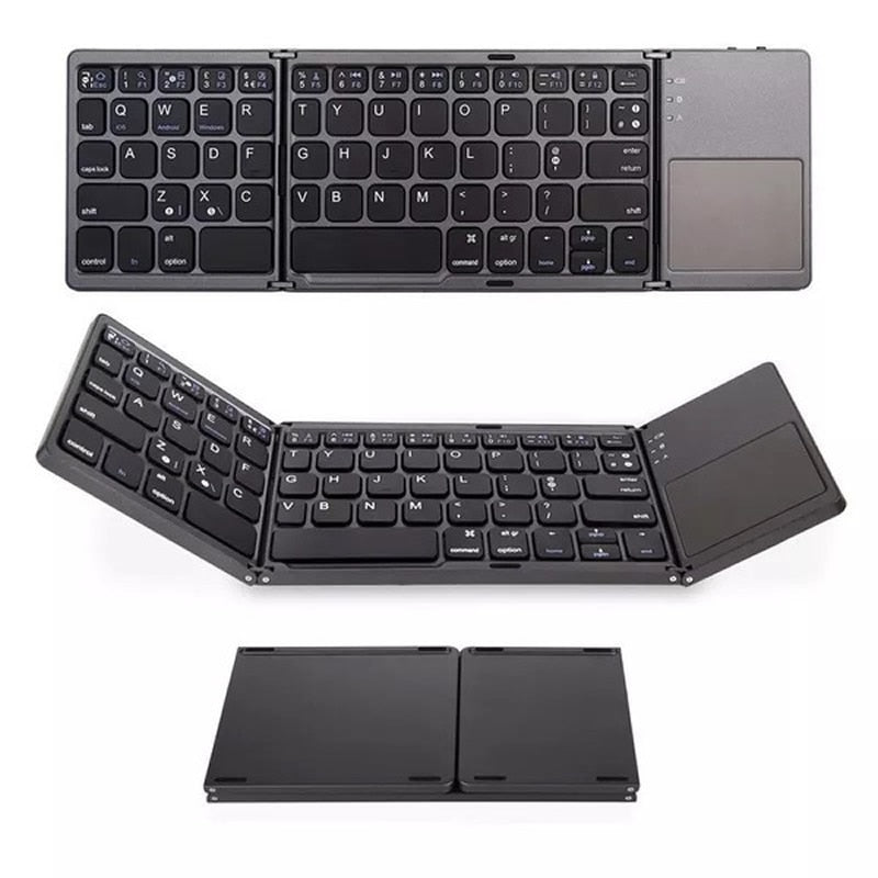 Foldable Bluetooth Keyboard With Touchpad