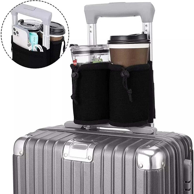 3-in-1 Collapsible Suitcase Drink Holder