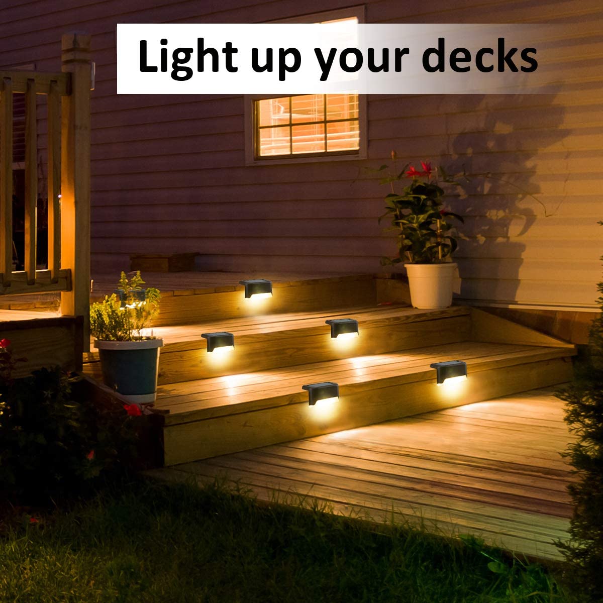 Waterproof Solar Deck Lights